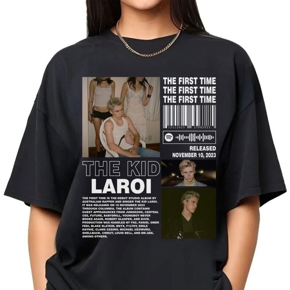 The Kid LAROI Shirt, The First Time Laroi Album 90s Unisex T-shirt Gift For Fan